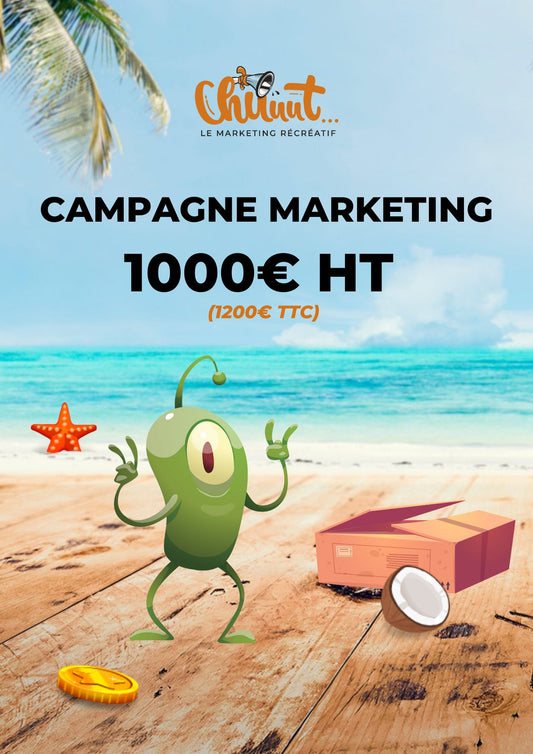 Campagne marketing 1000€ HT